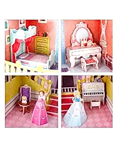 Cubic Fun 3D Puzzle Fairytale Castle 81 Parça