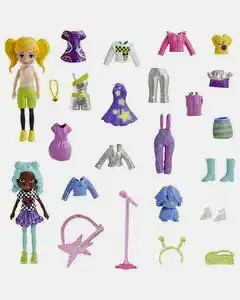 Polly Pocket ve Arkadaşları Farklı Moda Aksesuarları Oyun Setleri HKV97