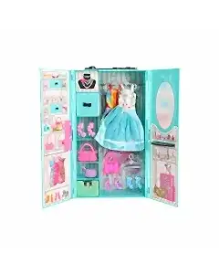 Aksesuarlı Gardırop Güzellik Seti Yeşil