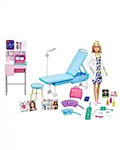 Barbie Bebek Doktor ve Oyun Seti GWV01