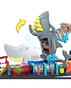 Hot Wheels Şehri Muhteşem Köpek Balığı Araba Yıkama Oyun Seti HTN82