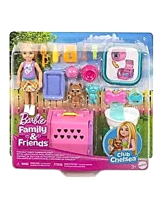 Barbie Chelsea Köpekçiğin Taşıma Çantası Oyun Seti JDF89