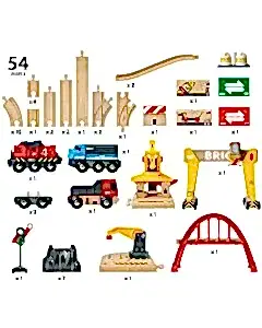 Brio Delüks Kargo Tren Yolu Seti