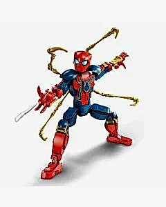 LEGO Marvel Iron Örümcek Adam Yapım Figürü 76298