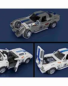 Hot Wheels Elite Serisi Corvette Grand Sport Araba 918 Parça JGR31