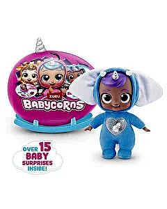 Rainbocorns Sevimli Sürpriz Bebek 92107 Gri Boynuz