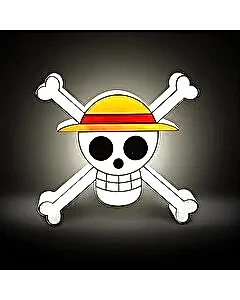 One Piece Skull Lamp Figür