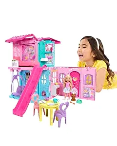 Barbie Chelsea Açılır Bebek Evi JFW49