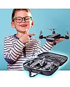 Foldable Drone Işıklı USB Şarjlı Kameralı Uzaktan Kumandalı Drone