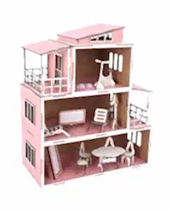 Ahşap Bebek Evi 2 15 Parça