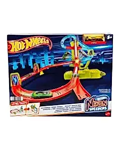 Hot Wheels Neon Yarışlar Çoklu Yarış Heyecanı Pist Seti HPC07
