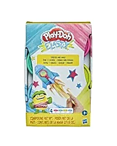 Play-Doh Elastik 4lü Hamur (Pembe-Yeşil-Sarı-Mavi) E9864
