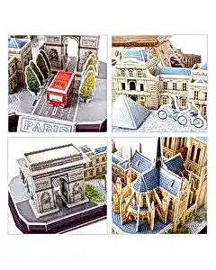 Cubic Fun City Line Paris 3D Puzzle 114 Parça