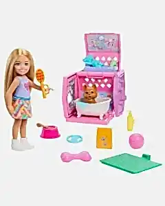Barbie Chelsea Köpekçiğin Taşıma Çantası Oyun Seti JDF89