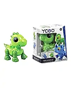 Silverlit Sesli ve Işıklı Elektronik Robot Dino Heads Up Yeşil