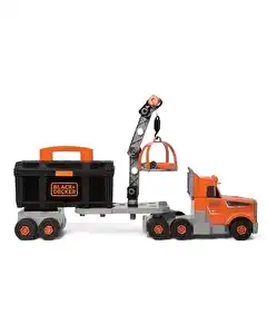 Smoby Black+Decker Alet Çantalı Vinçli Kamyon
