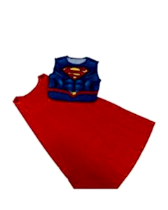 Superman Yelek ve Pelerin Seti