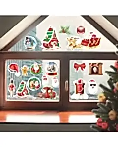 12'li Yılbaşı Temalı Sticker Seti