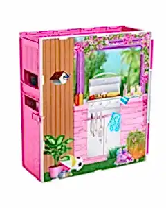 Barbie Portatif Tatil Evi Bebek ve Oyun Seti HRJ77