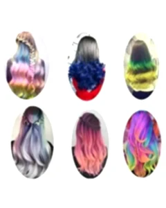 Lukky Kırmızı Simli Saç Tebeşiri