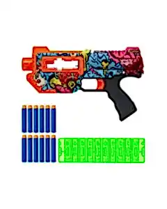 Fast Shots 12'li Dart Atan Desenli Tabanca