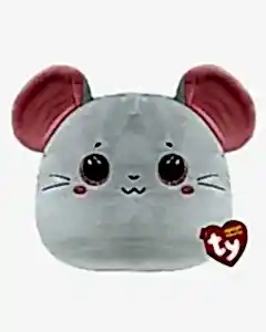 TY Catnip Grey Mouse Squishy 25 cm