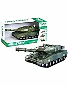 Sür Gitsin Sesli Işıklı Yeşil Askeri Tank