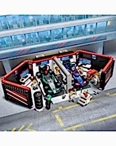 LEGO City F1 Garajı ve Mercedes-AMG ve Alpine Arabaları 60444