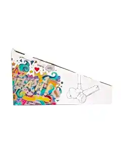 Mega Flash Işıklı Scooter Kırmızı