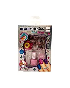 Lukky Soyulabilir Pembe Ojeli Tırnak Tasarım Seti