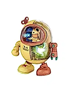 Işıklı Müzikli Robot Kedi T-1A Turuncu