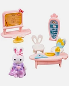 Bay Dreamy Mini Tavşan Okul Seti Matematik Sınıfı