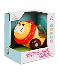 Babycim Çılgın Çıngırak Araba Aslan