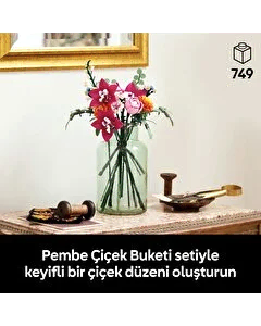 LEGO Botanicals Pembe Çiçek Buketi 10342