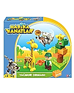 Harika Kanatlar 15 Parça Blok Bello'nun Yağmur Ormanı