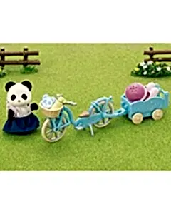 Sylvanian Families Bisiklet ve Paten Seti Panda Kız