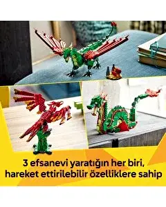LEGO Creator 3'ü 1 Arada Orta Çağ Ejderhası 31161