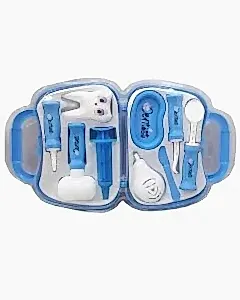 Diş Doktoru Çantalı Set 10 Parça Mavi