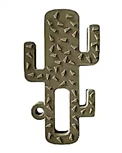 Kaktüs Silikon Diş Kaşıyıcı Krem