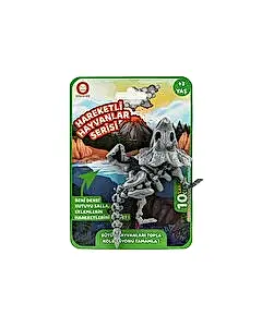 Hareketli Hayvanlar Serisi Gri Triceratops