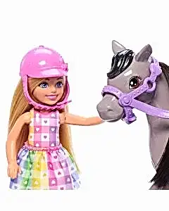 Barbie Chelsea Bebek ve Midilli Figür Seti HTK29