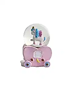 Mini Işıklı Renkli Unicorn Kar Küresi