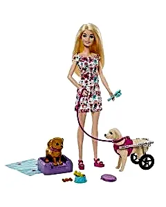 Barbie ve Engelli Köpeği Oyun Seti HTK37