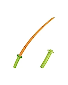 3D Geri Çekilebilir Samuray Kılıcı Turuncu