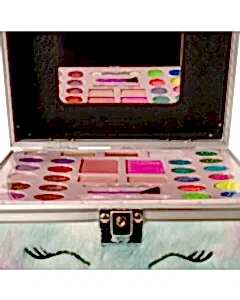 Lukky Kedili Peluş Makyaj Çantası