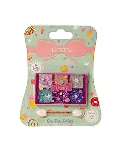 Lukky 6 Renkli̇ Parıltılı Göz Farı Paleti̇ ve Fırçası