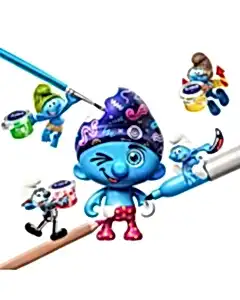 Kimo Şirinler Figür Tasarım Seti