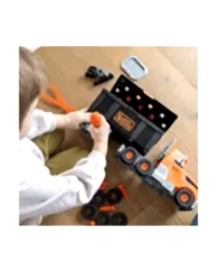 Smoby Black+Decker Alet Çantalı Vinçli Kamyon