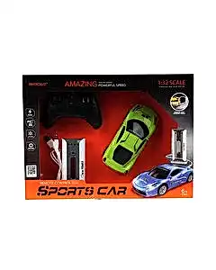 Şarj İstasyonlu Uzaktan Kumandalı Spor Yeşil Araba