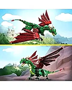 LEGO Creator 3'ü 1 Arada Orta Çağ Ejderhası 31161